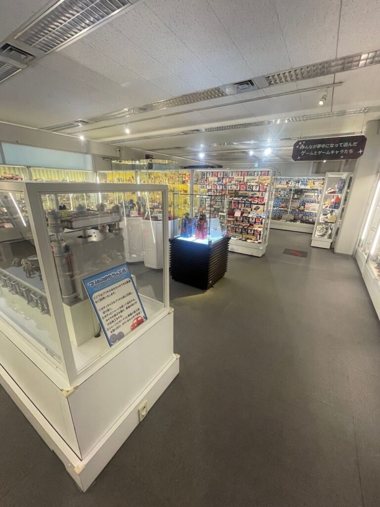 バンダイミュージアム館内の展示スペース