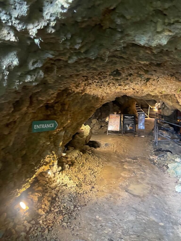 CAVE OKINAWAの鍾乳洞入口